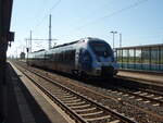 9442 603 der Abellio Rail Mitteldeutschland als RE 9 Kassel-Wilhelmshhe - Halle (Saale) Hbf in Nordhausen.