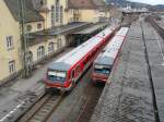 VT 628.2 Zwei VT 628.2 in Marburg (Lahn). 27.03.2010