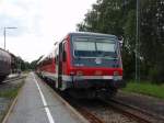 628 402 als RB nach Neufahrn (Niederbayern) in Bogen. 13.08.2011