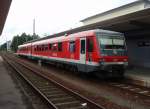 628 402 als RB Bogen - Neufahrn (Niederbayern) in Straubing. 13.08.2011