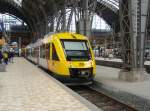 VT 648 ALSTOM Lint 41 VT 209.1 der Hessischen Landesbahn als HLB nach K�nigstein (Taunus) in Frankfurt (Main) Hbf. 27.03.2020