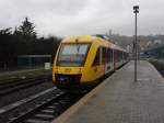 VT 648 ALSTOM Lint 41 VT 209.1 der Hessischen Landesbahn als HLB nach Frankfurt (Main) Hbf in K�nigstein (Taunus). 27.03.2020
