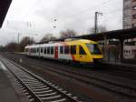 VT 648 ALSTOM Lint 41 VT 209.1 der Hessischen Landesbahn als HLB K�nigstein (Taunus) - Frankfurt (Main) Hbf in Frankfurt-H�chst. 27.03.2020
