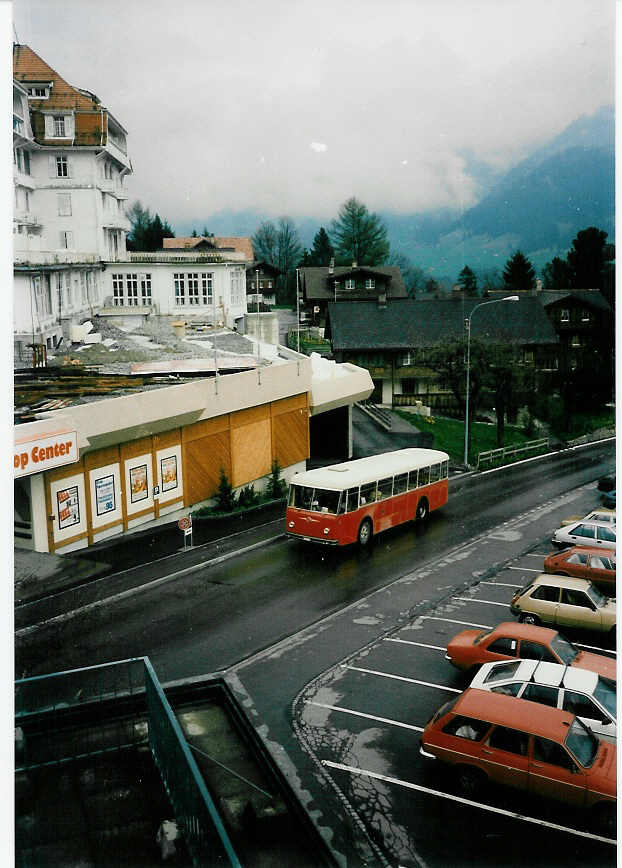 (000'400B) - AFA Adelboden - Nr. 23/BE 345'172 - FBW/R&J (ex Bucheli, Kriens) im Mai 1986 in Adelboden, Landstrasse