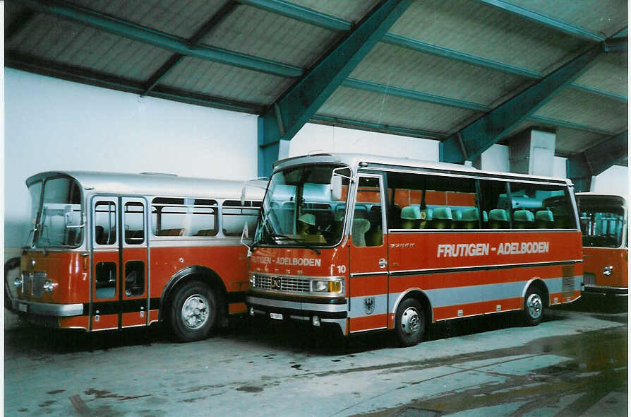 (002'213) - AFA Adelboden - Nr. 10/BE 26'701 - Setra (ex Frhlich, Zrich) am 22. November 1987 im Autobahnhof Adelboden