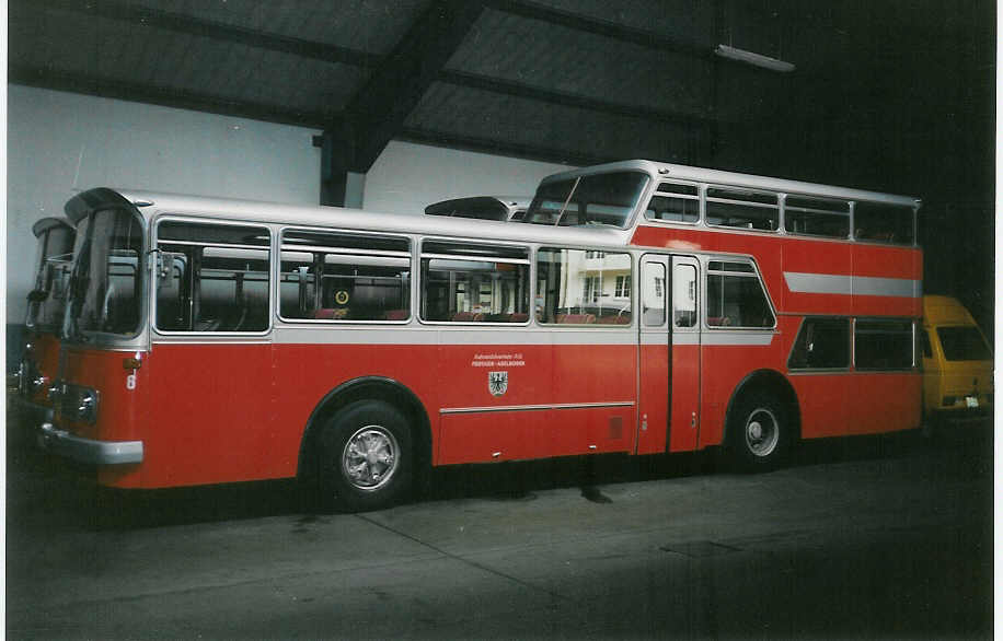 (006'335) - AFA Adelboden - Nr. 6/BE 26'706 - FBW/Vetter-R&J am 30. Juli 1990 im Autobahnhof Adelboden