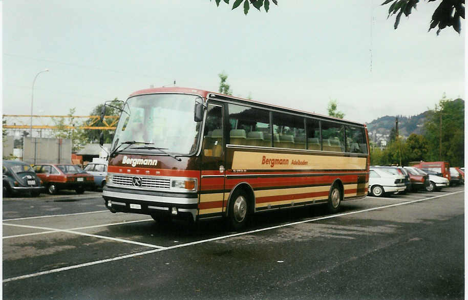 (012'204) - Bergmann, Adelboden - BE 240 - Setra (ex Trachsel, Adelboden) am 17. August 1994 in Thun, Seestrasse