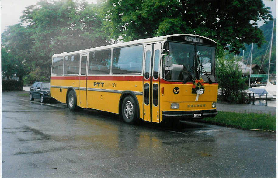 (012'406) - PTT-Regie - P 24'358 - Saurer/R&J am 20. Mai 1995 in Thun, Seestrasse