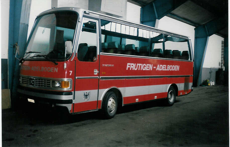 (014'406) - AFA Adelboden - Nr. 7/BE 26'707 - Setra (ex Born, Olten) am 8. Juli 1996 im Autobahnhof Adelboden