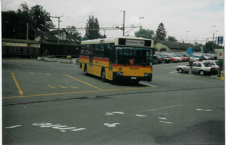 (014'508) - PTT-Regie - P 25'359 - Mercedes/R&J am 11. Juli 1996 beim Bahnhof Frauenfeld