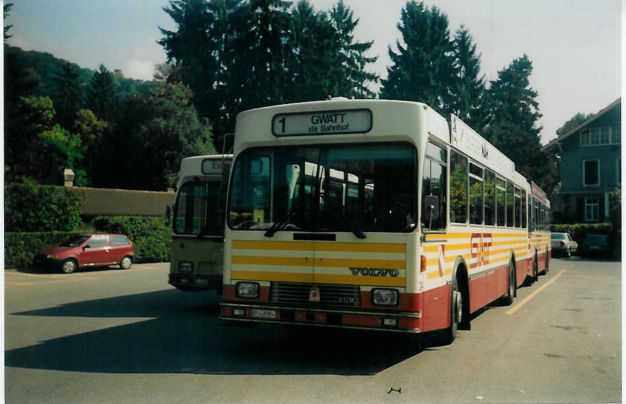 (015'225) - SAT Thun - Nr. 24/BE 419'024 - Volvo/R&J am 17. September 1996 bei der Schifflndte Thun