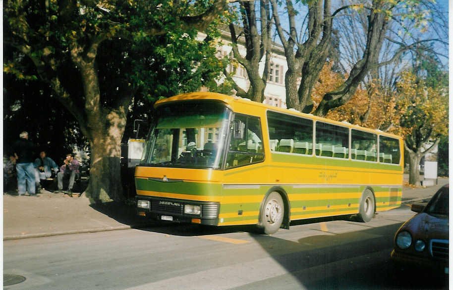 (015'720) - AvH Heimenschwand - Nr. 4/BE 26'508 - Neoplan/Lauber im Oktober 1996 in Thun, Aarefeld