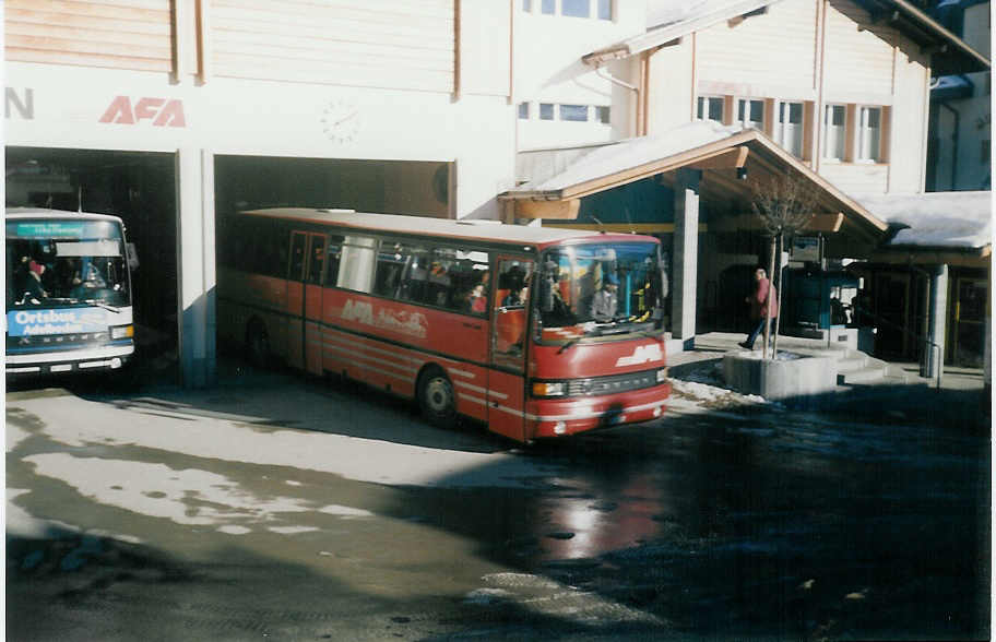 (016'026) - AFA Adelboden - Nr. 11/BE 26'701 - Setra am 12. Januar 1997 beim Autobahnhof Adelboden