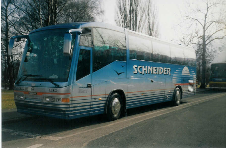 (016'301) - Schneider, Langendorf - ZH 31'938 U - Scania/Irizar am 10. Februar 1997 in Thun, Lachen