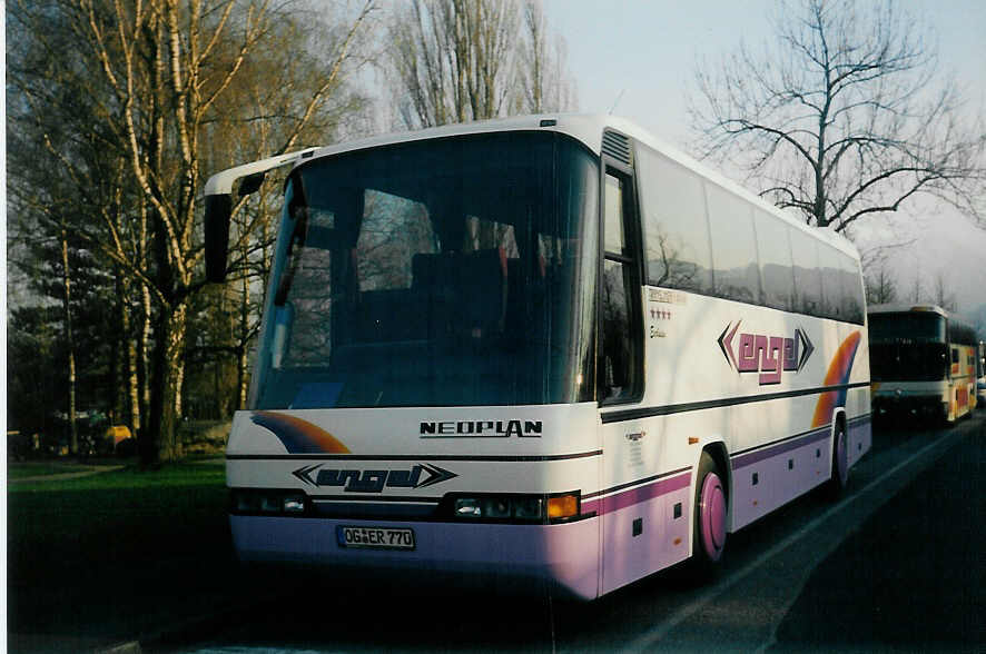 (016'529) - Aus Deutschland: Engel, Ettenheim - OG-ER 770 - Neoplan am 22. Mrz 1997 in Thun, Lachen