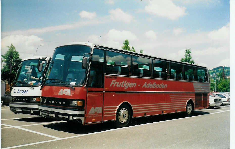 (017'137) - AFA Adelboden - Nr. 23/BE 26'773 - Setra am 4. Juni 1997 in Thun, Seestrasse