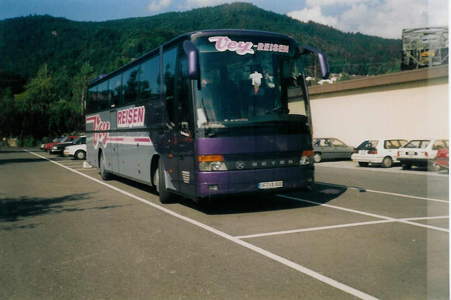 (018'519) - Aus Deutschland: Vey, Neu-Isenburg - Nr. 1/OF-VA 800 - Setra am 9. August 1997 in Thun, Seestrasse