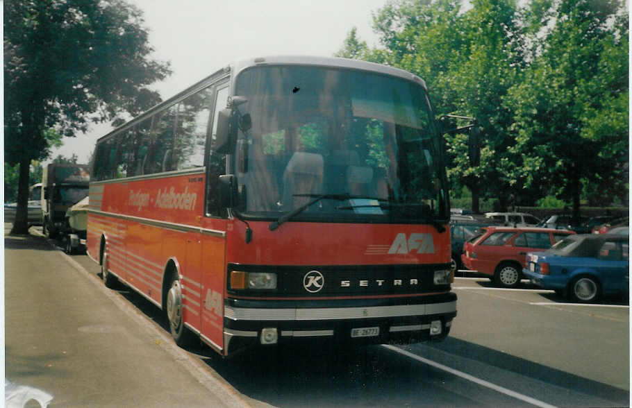 (018'521) - AFA Adelboden - Nr. 23/BE 26'773 - Setra am 13. August 1997 in Thun, Lachen