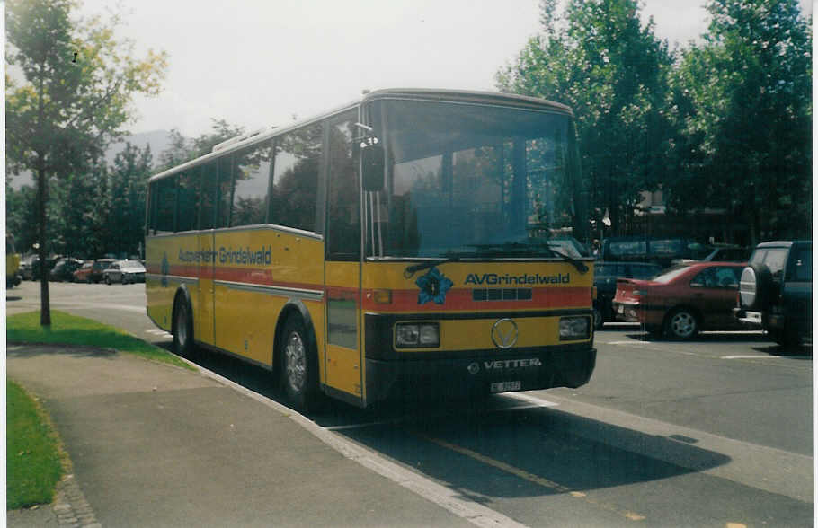 (018'700A) - AVG Grindelwald - Nr. 22/BE 92'977 - Vetter am 18. August 1997 in Thun, Lachen