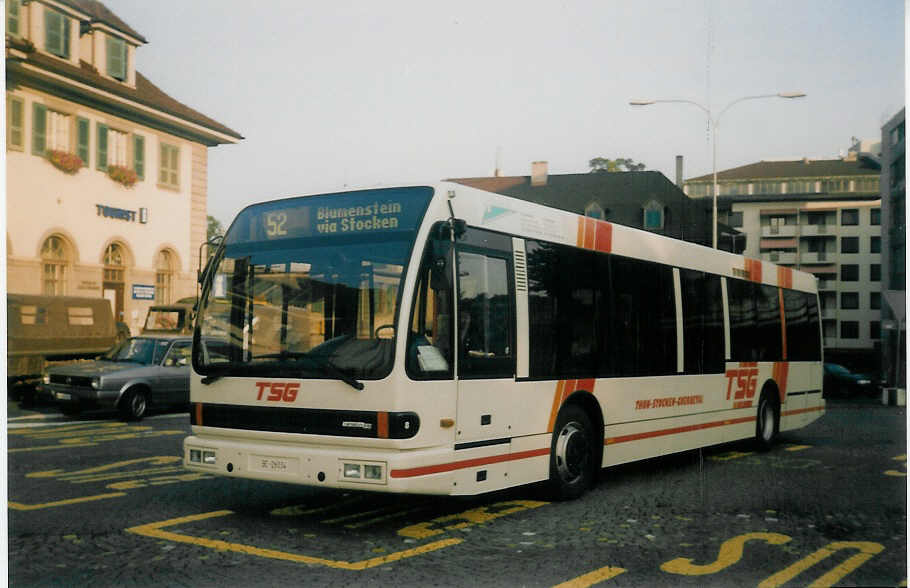 (018'706) - TSG Blumenstein - Nr. 8/BE 26'034 - Den Oudsten am 23. August 1997 beim Bahnhof Thun