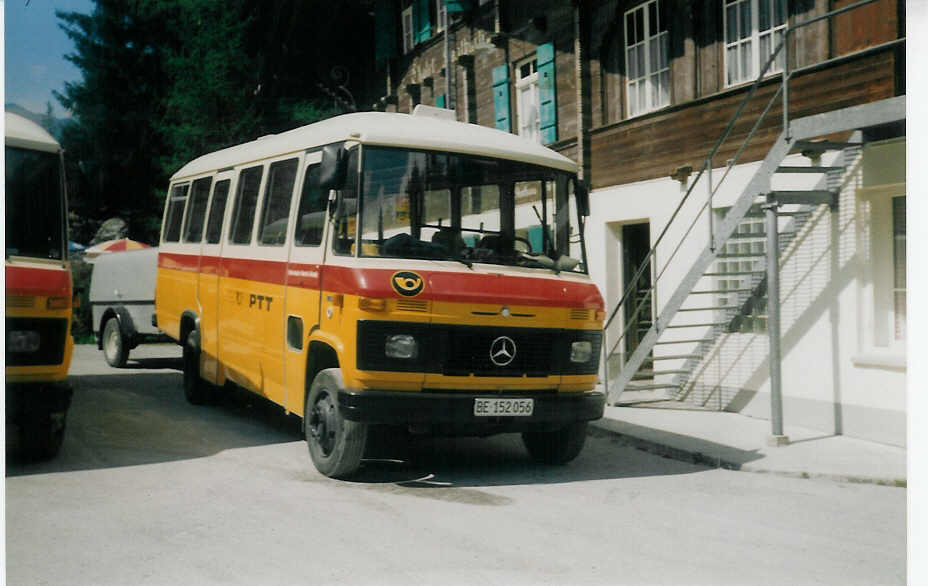 (018'725) - Geiger, Adelboden - Nr. 9/BE 152'056 - Mercedes am 25. August 1997 auf der Griesalp