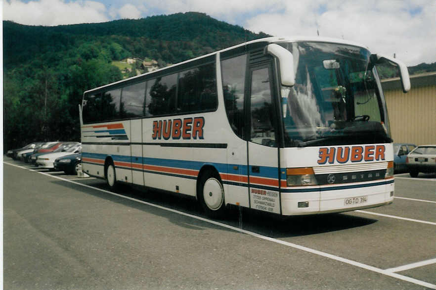 (018'807) - Aus Deutschland: Huber, Oppenau - OG-D 394 - Setra am 29. August 1997 in Thun, Seestrasse