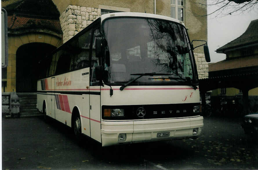 (020'727) - Ehrler, Immensee - SZ 35'060 - Setra am 23. November 1997 in Thun, Schulhaus Pestalozzi