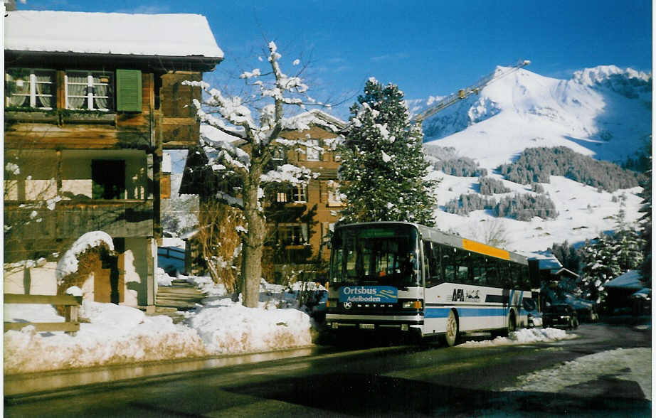 (021'031) - AFA Adelboden - Nr. 14/BE 43'089 - Setra (ex AAGI Interlaken Nr. 33) am 14. Dezember 1997 in Adelboden, Landstrasse