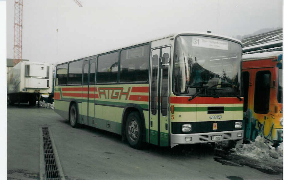 (021'602) - ATGH Heiligenschwendi - Nr. 5/BE 26'906 - NAW/R&J am 29. Januar 1998 in Thun, Garage STI