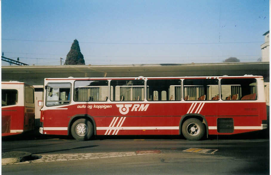 (021'630) - AAGK Koppigen - Nr. 5/BE 122'014 - NAW/Lauber (ex Dhler, Burgdorf Nr. 81) am 14. Februar 1998 beim Bahnhof Burgdorf