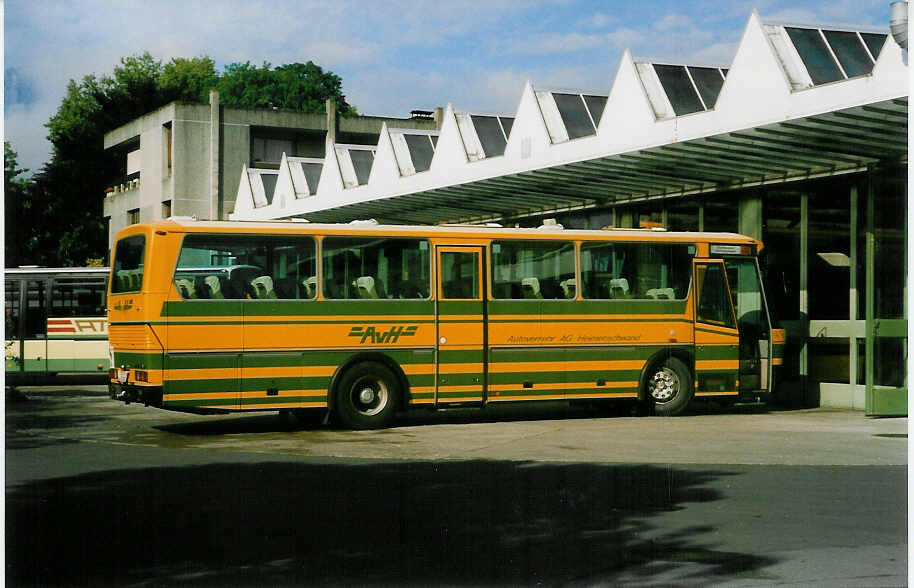 (023'009) - AvH Heimenschwand - Nr. 4/BE 26'508 - Neoplan/Lauber am 27. Mai 1998 in Thun, Garage STI