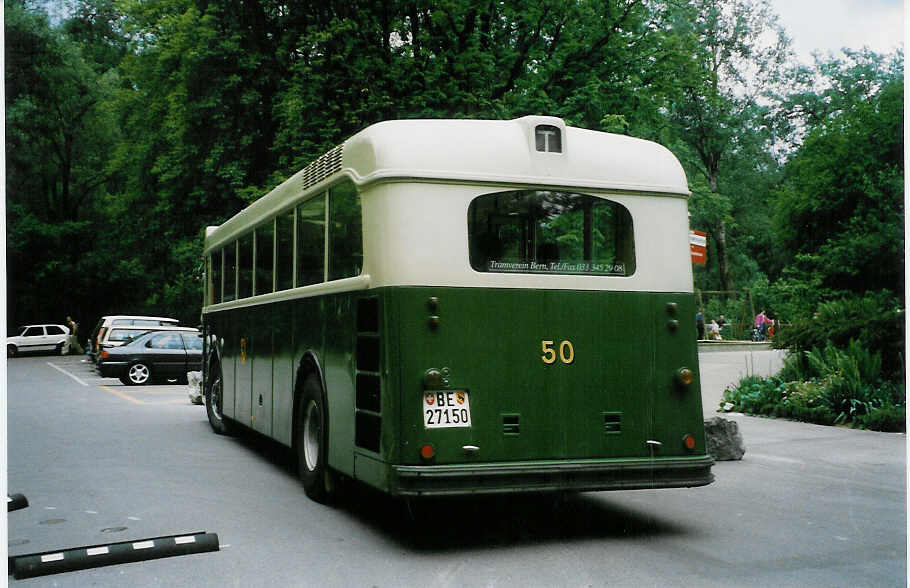 (023'215) - SVB Bern (TVB) - Nr. 50/BE 27'150 - Saurer/Gangloff am 7. Juni 1998 in Bern, Tierpark