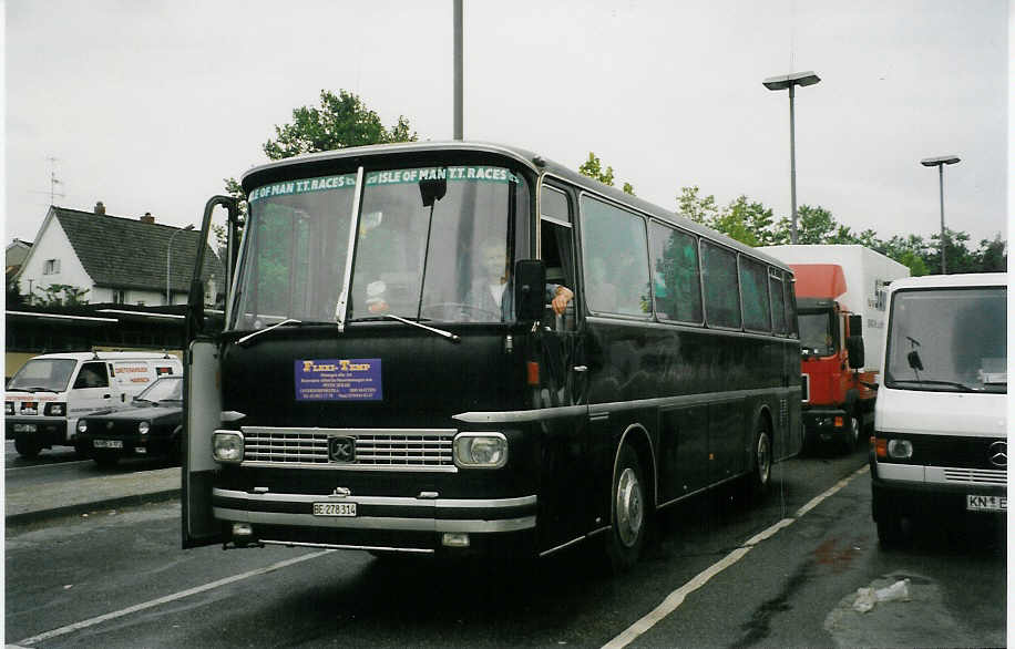 (024'822) - Aus der Schweiz: Seiler, Matten - BE 278'314 - Setra (ex Schwendimann, Bnigen) am 16. Juli 1998 in Konstanz, Hafen