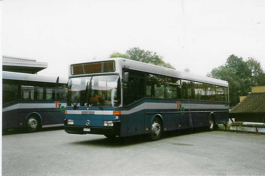 (026'511) - VZO Grningen - Nr. 26/ZH 198'726 - Mercedes am 3. Oktober 1998 in Rti, Garage