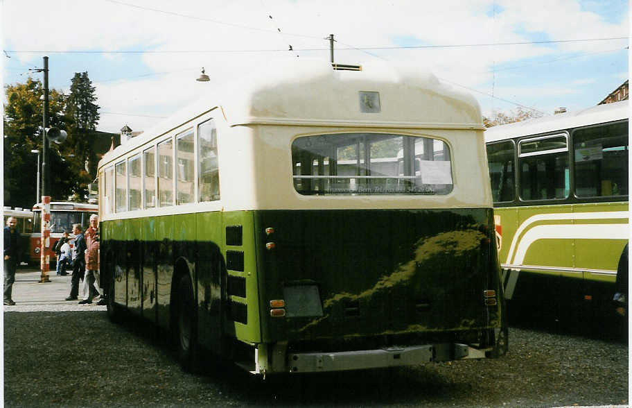 (027'227) - SVB Bern (TVB) - Nr. 86 - Saurer/FFA am 10. Oktober 1998 in Bern, Burgernziel