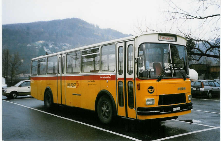 (028'216) - Burri, Teuffenthal - BE 336'192 - FBW/R&J am 27. November 1998 in Thun, Seestrasse