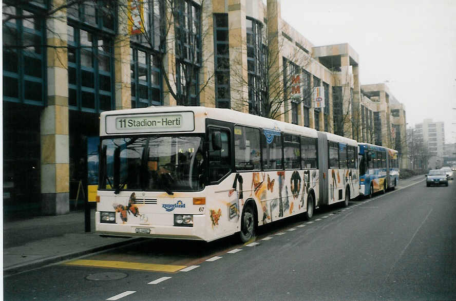 (028'510) - ZVB Zug - Nr. 67/ZG 44'067 - Mercedes/Hess am 31. Dezember 1998 in Zug, Metalli