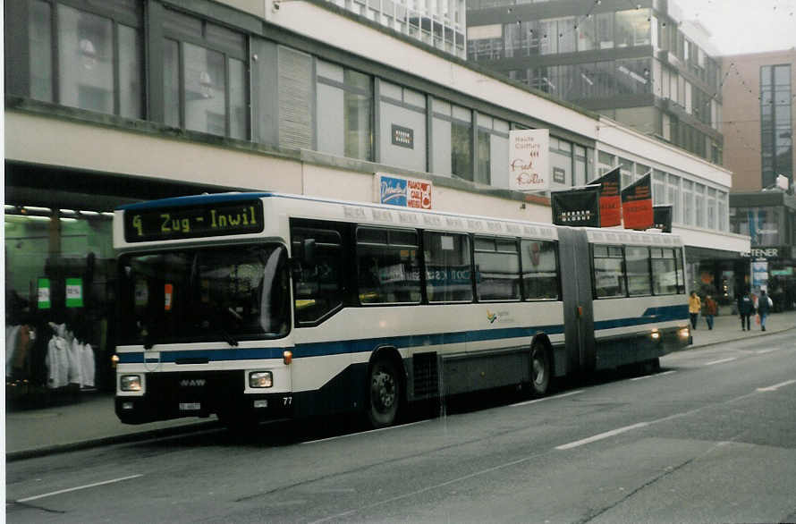 (028'525) _ ZVB Zug - Nr. 77/ZG 46'077 - NAW/Hess am 31. Dezember 1998 in Zug, Steinhof