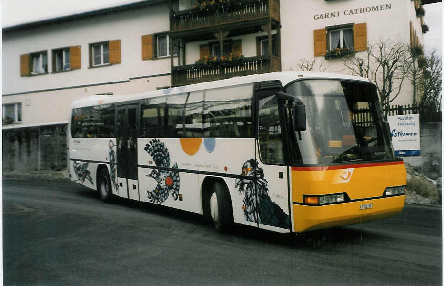 (028'629) - PTT-Regie - P 25'132 - Neoplan am 1. Januar 1999 in Laax, Post