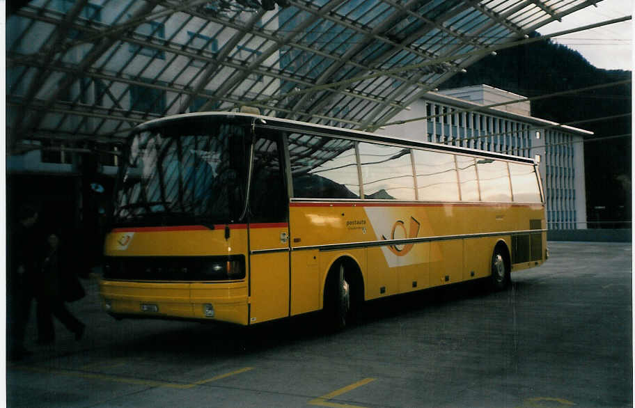 (028'813) - PTT-Regie - P 26'003 - Setra am 1. Januar 1999 in Chur, Postautostation