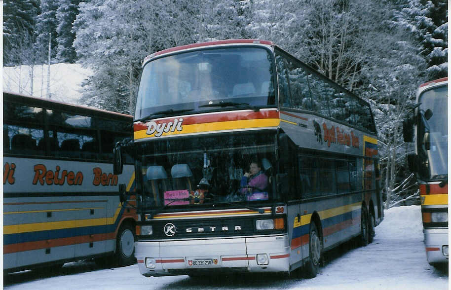 (029'017) - Dysli, Bern - Nr. 26/BE 220'210 - Setra am 12. Januar 1999 in Adelboden, Unter dem Birg