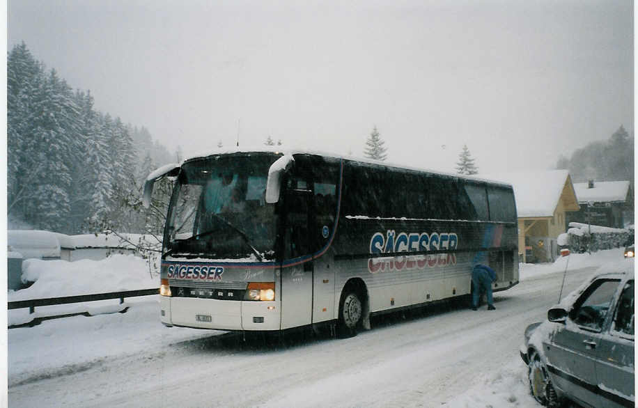 (029'233) - Sgesser, Wintersingen - Nr. 6/BL 6572 - Setra am 6. Februar 1999 in Adelboden, Margeli