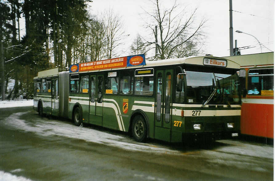 (029'333) - SVB Bern - Nr. 277/BE 399'277 - FBW/Hess-R&J am 16. Februar 1999 in Bern, Bmpliz