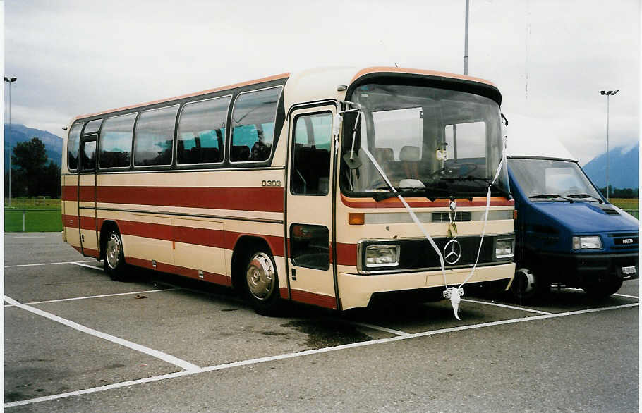 (033'019) - Brunner, Thun - BE 57'224 - Mercedes (ex M+79'539) am 28. Juni 1999 in Thun-Lerchenfeld, Waldeck