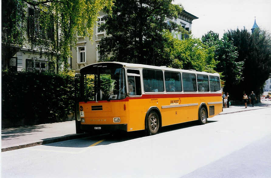 (033'107) - Flury, Balm - SO 20'032 - Saurer/Hess am 5. Juli 1999 in Solothurn, Amthausplatz