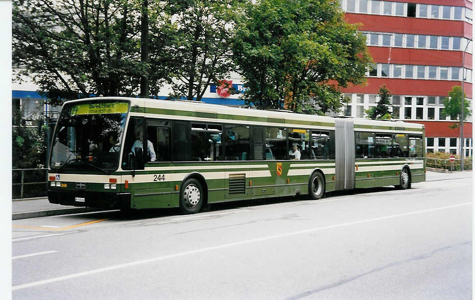 (034'130) - SVB Bern - Nr. 244/BE 518'244 - Van Hool am 12. Juli 1999 in Bern, Bethlehem Sge