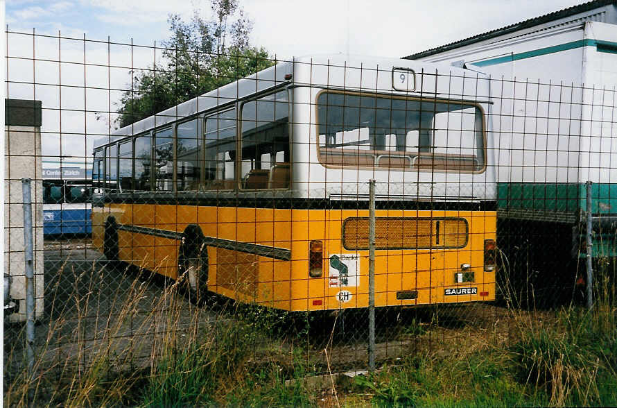 (034'602) - VBSH Schaffhausen - Nr. 36 - Saurer/Hess (ex Nr. 5) am 14. Juli 1999 in Herzogenbuchsee, Heiniger