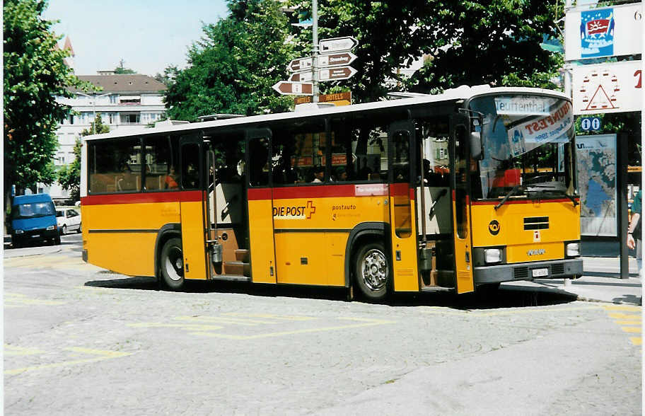 (035'034) - Burri, Teuffenthal - BE 60'582 - NAW/R&J am 5. August 1999 beim Bahnhof Thun