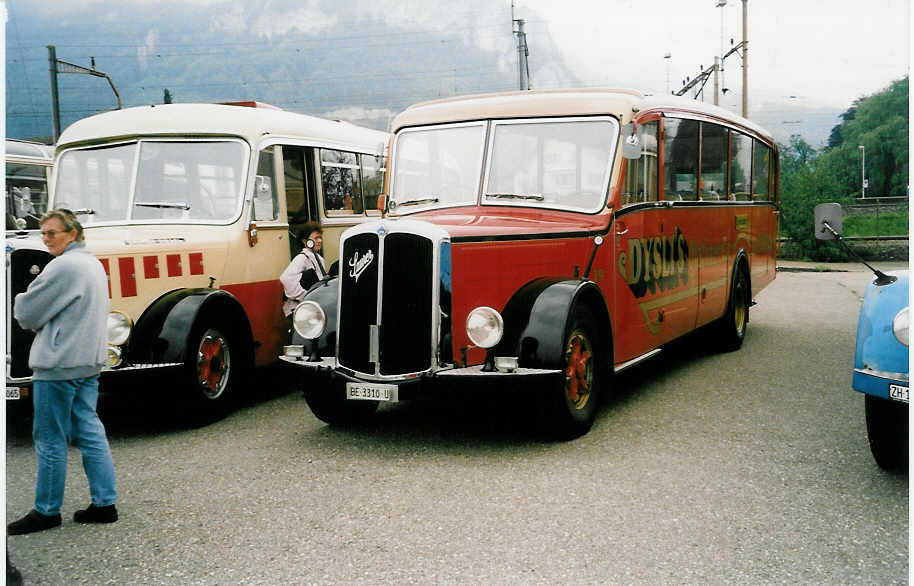 (035'823) - Dysli, Bern - Nr. 19/BE 3310 U - Saurer/Saurer (ex P 23'085; ex P 2137) am 28. August 1999 in Oensingen, Saurertreffen