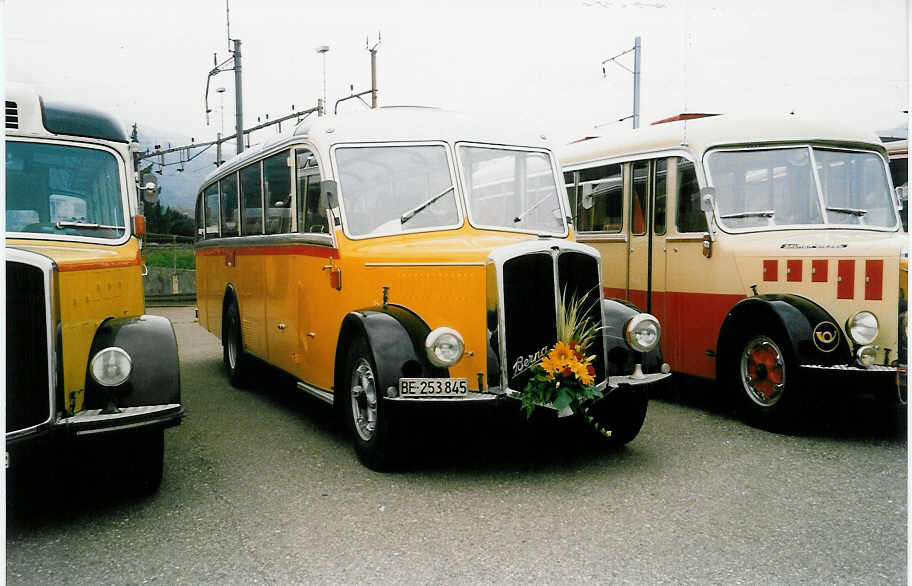 (035'825) - Aerni, Aarberg - BE 253'845 - Berna/Lauber (ex Peter, Luthern Bad; ex Karbacher, Ksnacht; ex Eberhard, Hri; ex Lathion, Sion) am 28. August 1999 in Oensingen, Saurertreffen